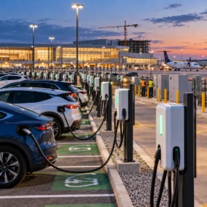 Montréal Metropolitan Airport Switches On 120 Chargers With Room to Reach 168
