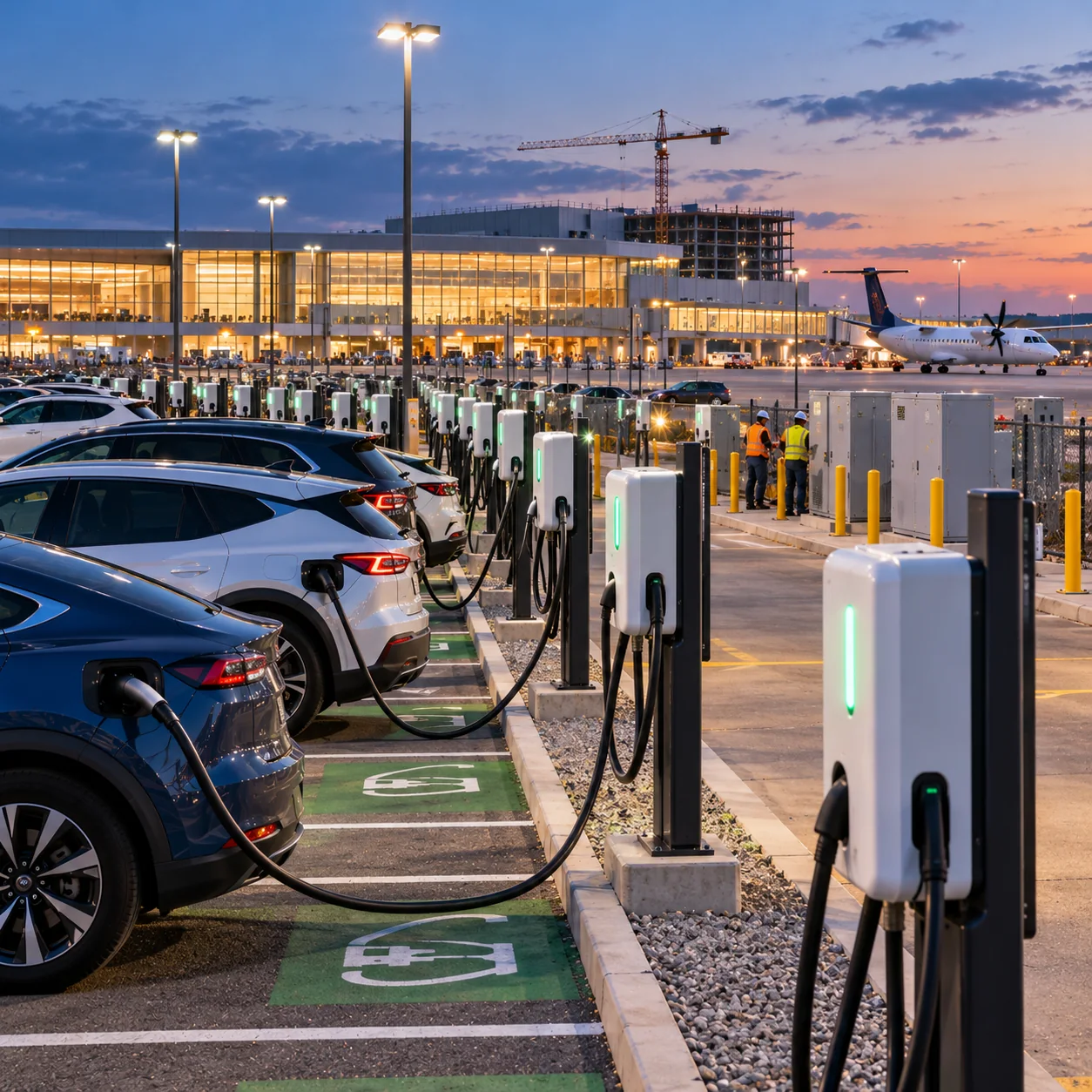 Montréal Metropolitan Airport Switches On 120 Chargers With Room to Reach 168